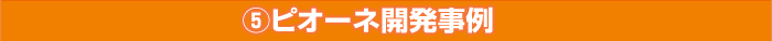 5.ピオーネ開発事例